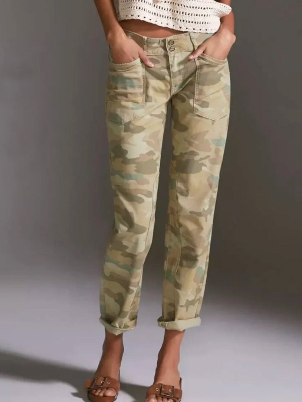 Pilcro Wanderer Camo Cargo Pants